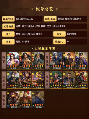 三国志战略版小漏，高红武将
