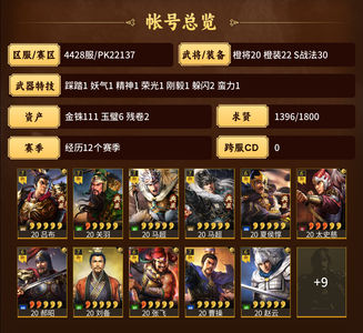 三国志战略版典藏马超号