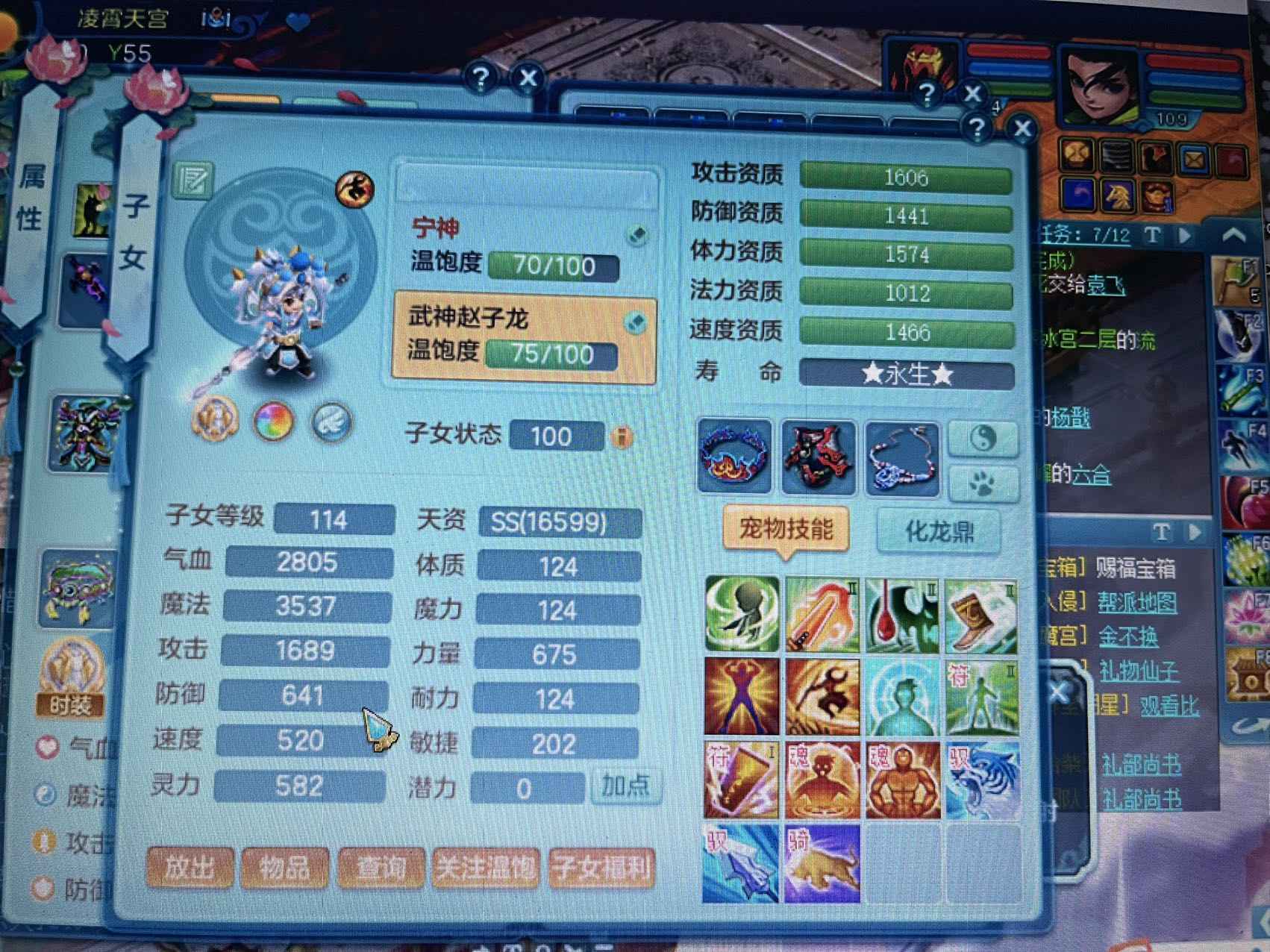 神武4（端游）【109级天魔里.封印】风云大区109成品大天魔踢球