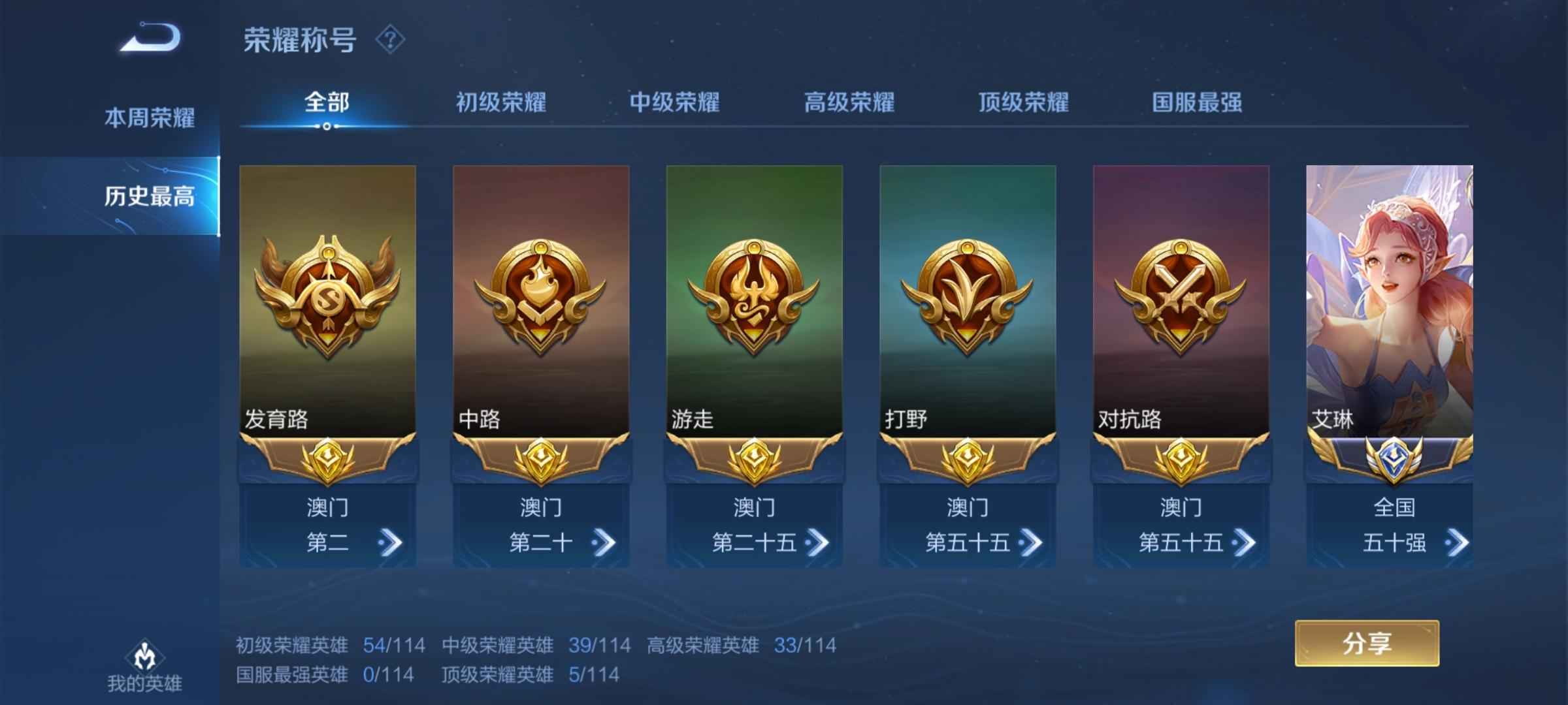 王者荣耀【999英雄165皮肤】5国标v8木兰典藏热门传说皮肤
