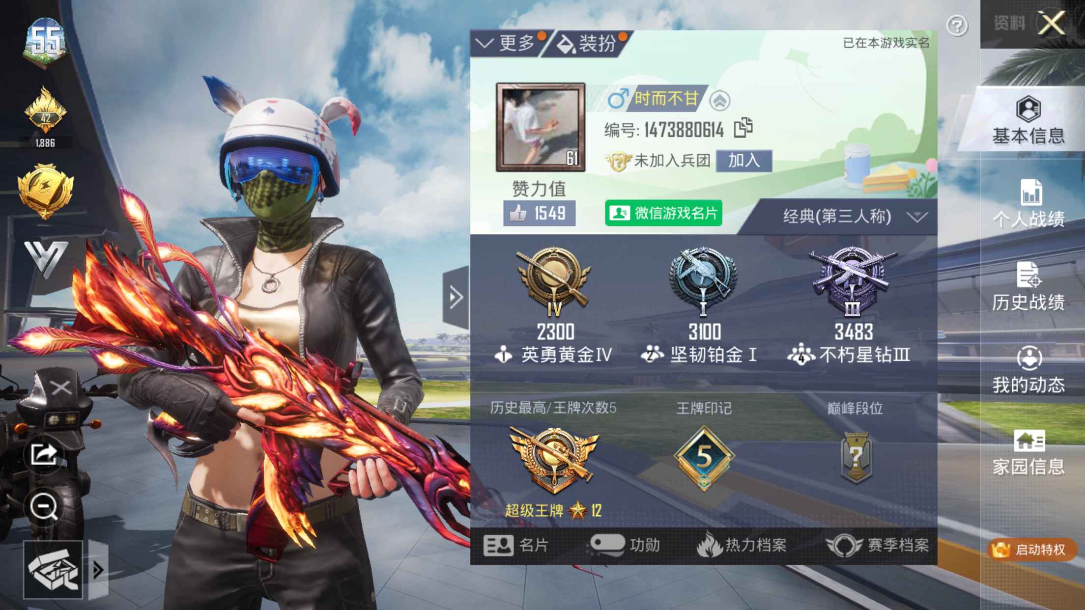 和平精英【苹果版】苹果微信吃鸡号想要的看看来吧