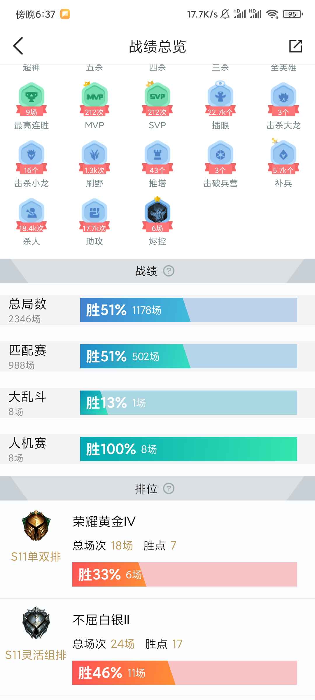 英雄联盟（LOL）【102英雄67皮肤】102英雄 67皮肤 黄金号