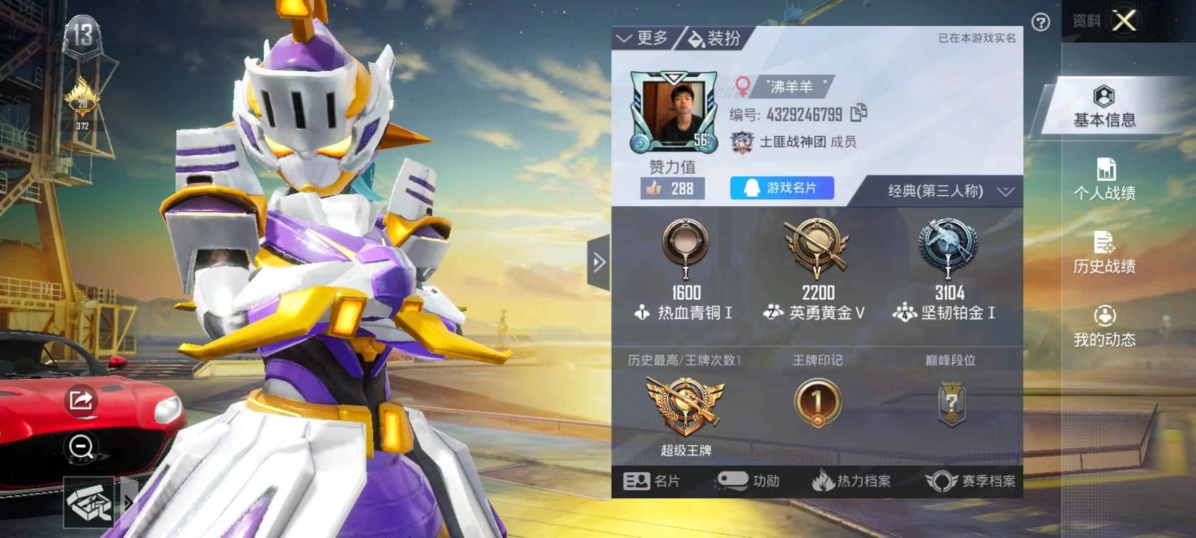 和平精英阿斯顿马丁车皮加主套