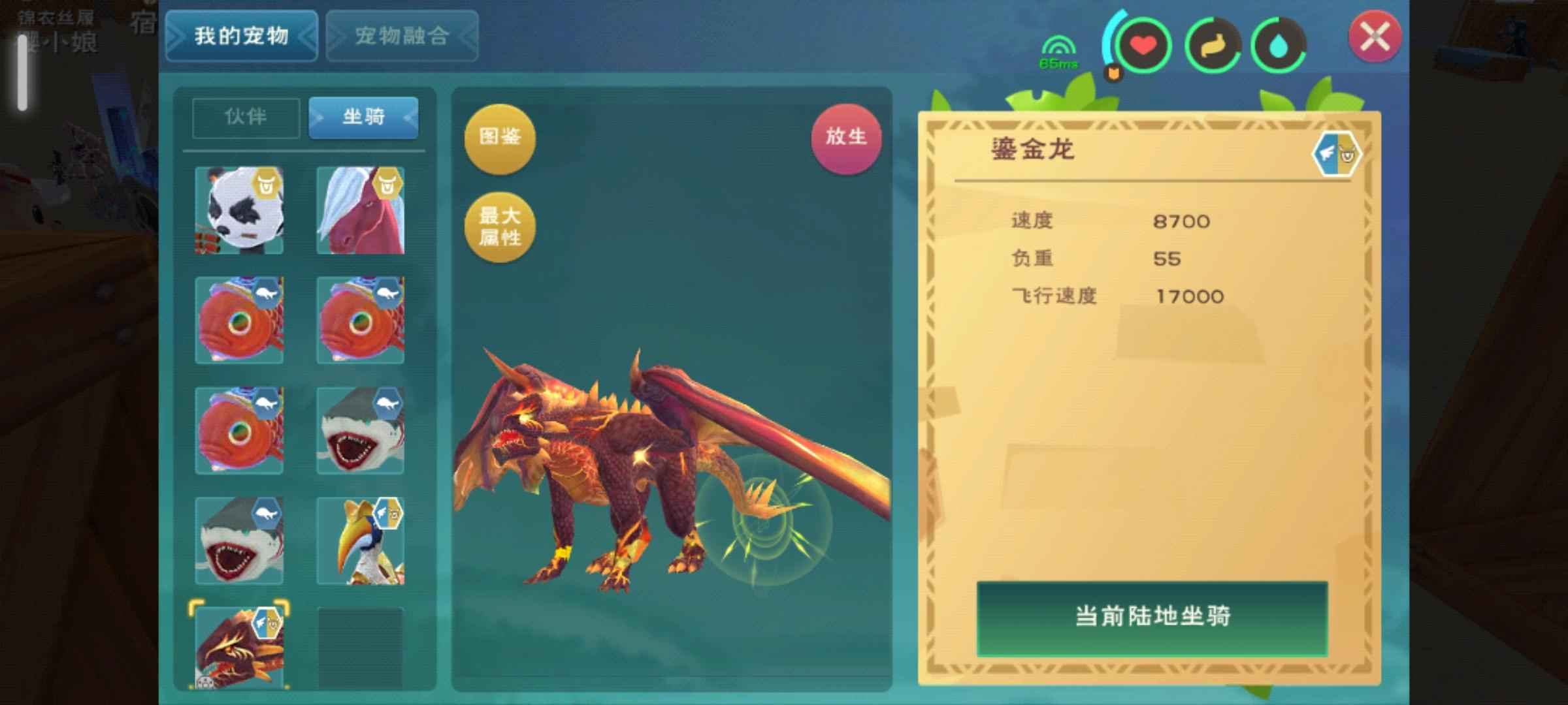 创造与魔法官方三无金龙载具服饰改名卡