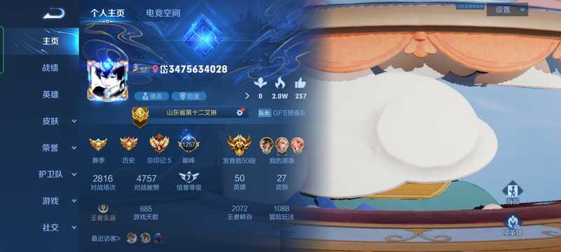 王者荣耀【30级】四月份国标艾琳