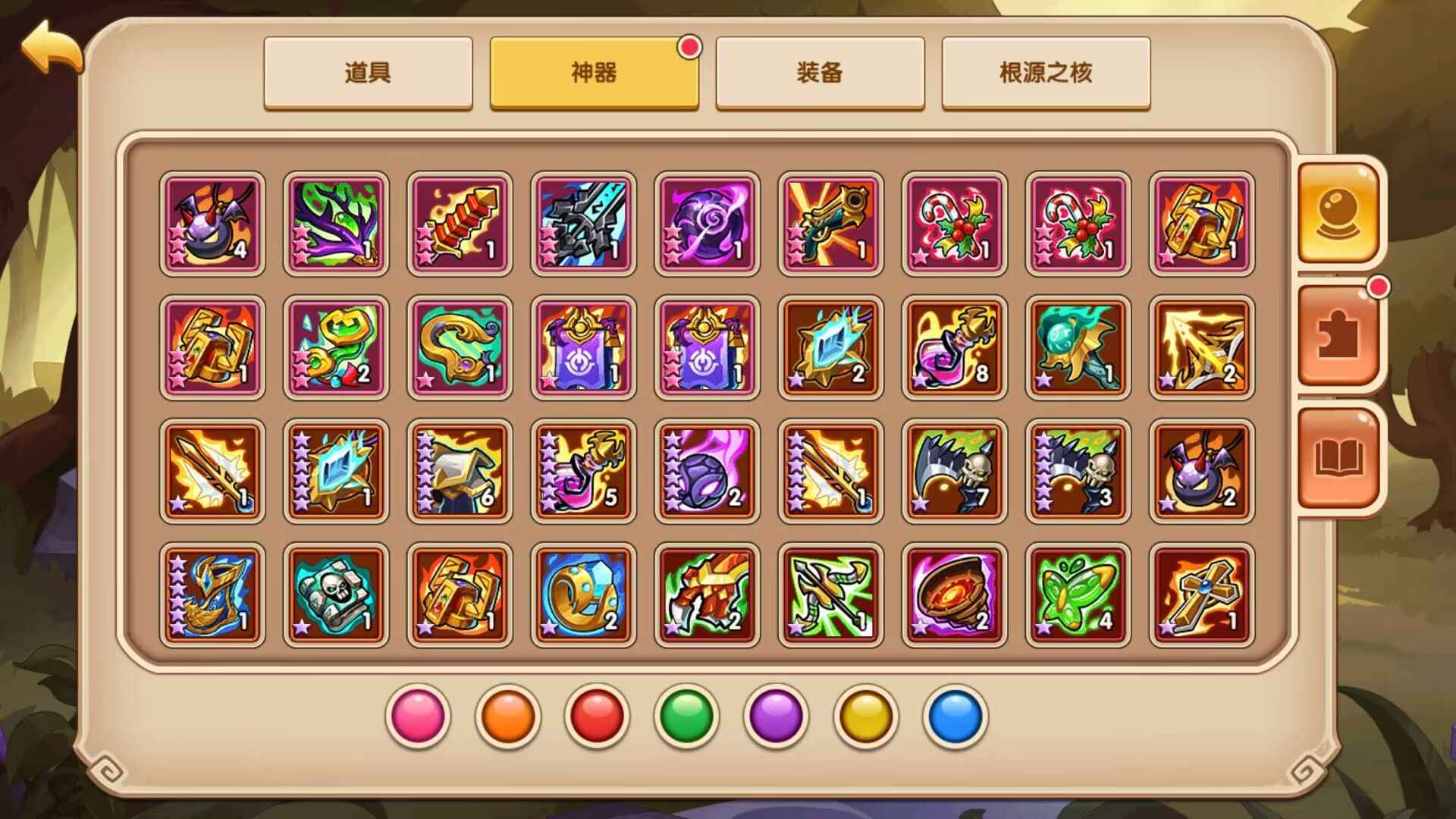 放置奇兵【苹果版】【450级】4个T5，500攻维萨，自选核