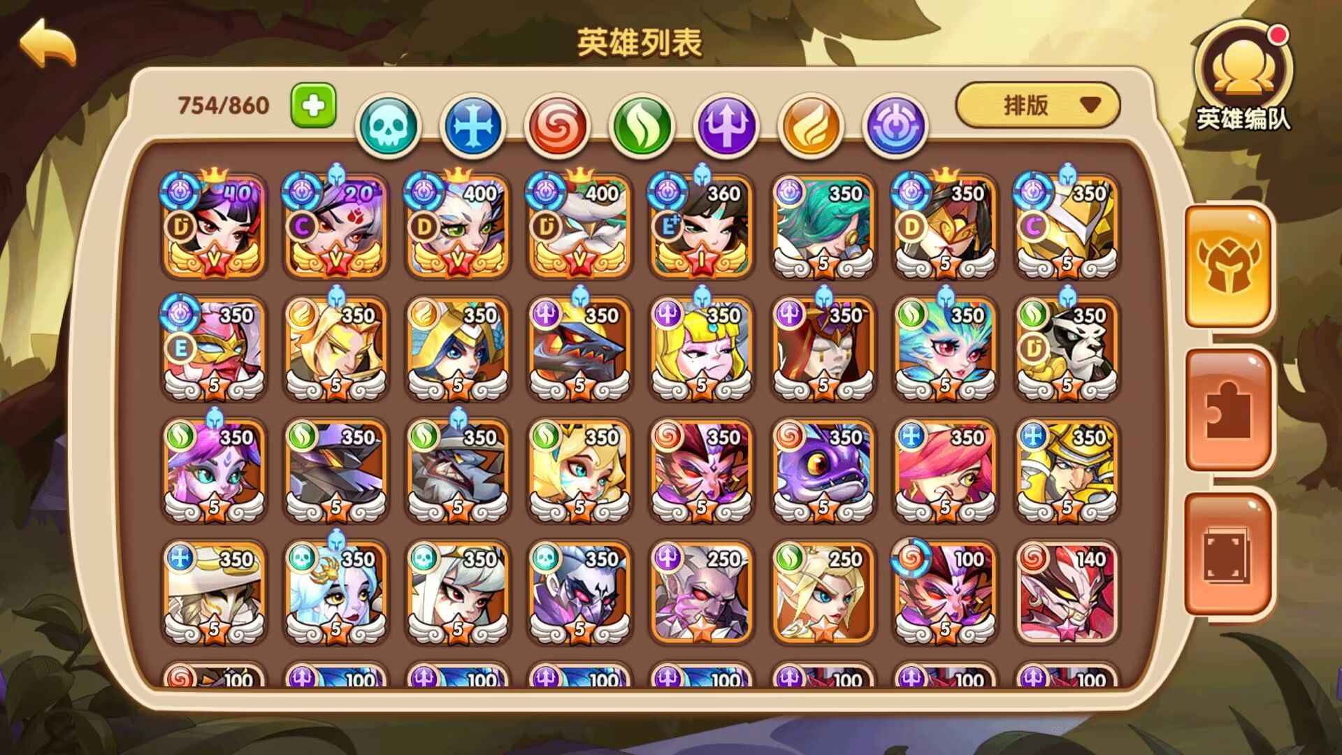 放置奇兵【苹果版】【450级】4个T5，500攻维萨，自选核