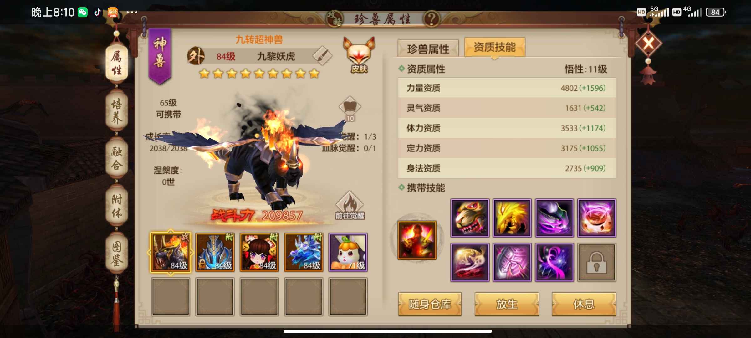 天龙八部手游（腾讯版）【79级少林】79少林双神兽