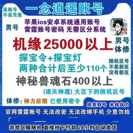【雷霆】【0级】机缘25000以_上
