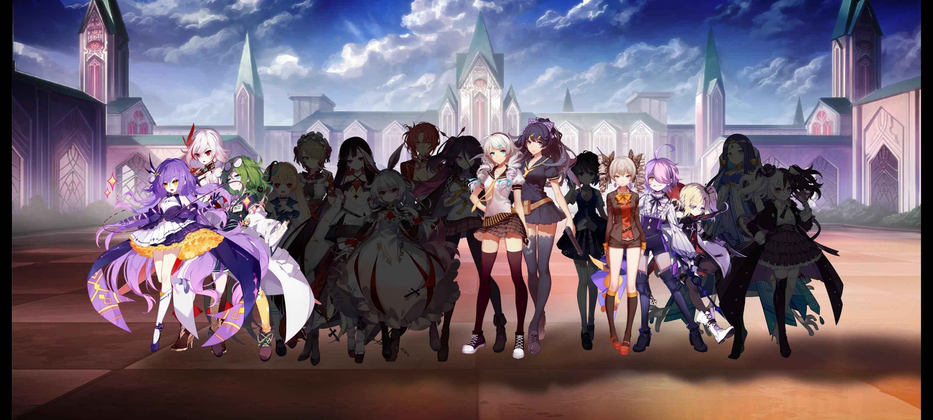 崩坏学园2【9,9999威力160级号】8角色34金西琳皮肤