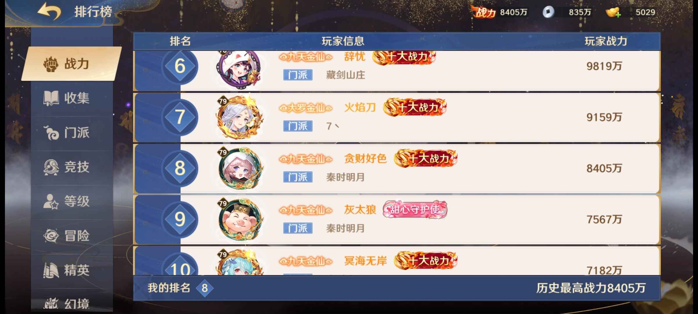 自在西游【77级】20天新区氪度5000，超值