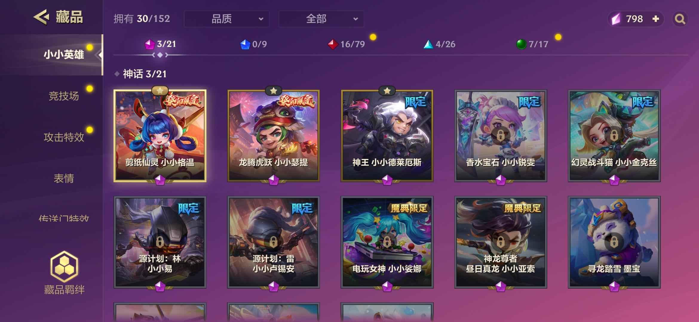 金铲铲之战（云顶之弈）【1级】三神话v7王者一体 没二次