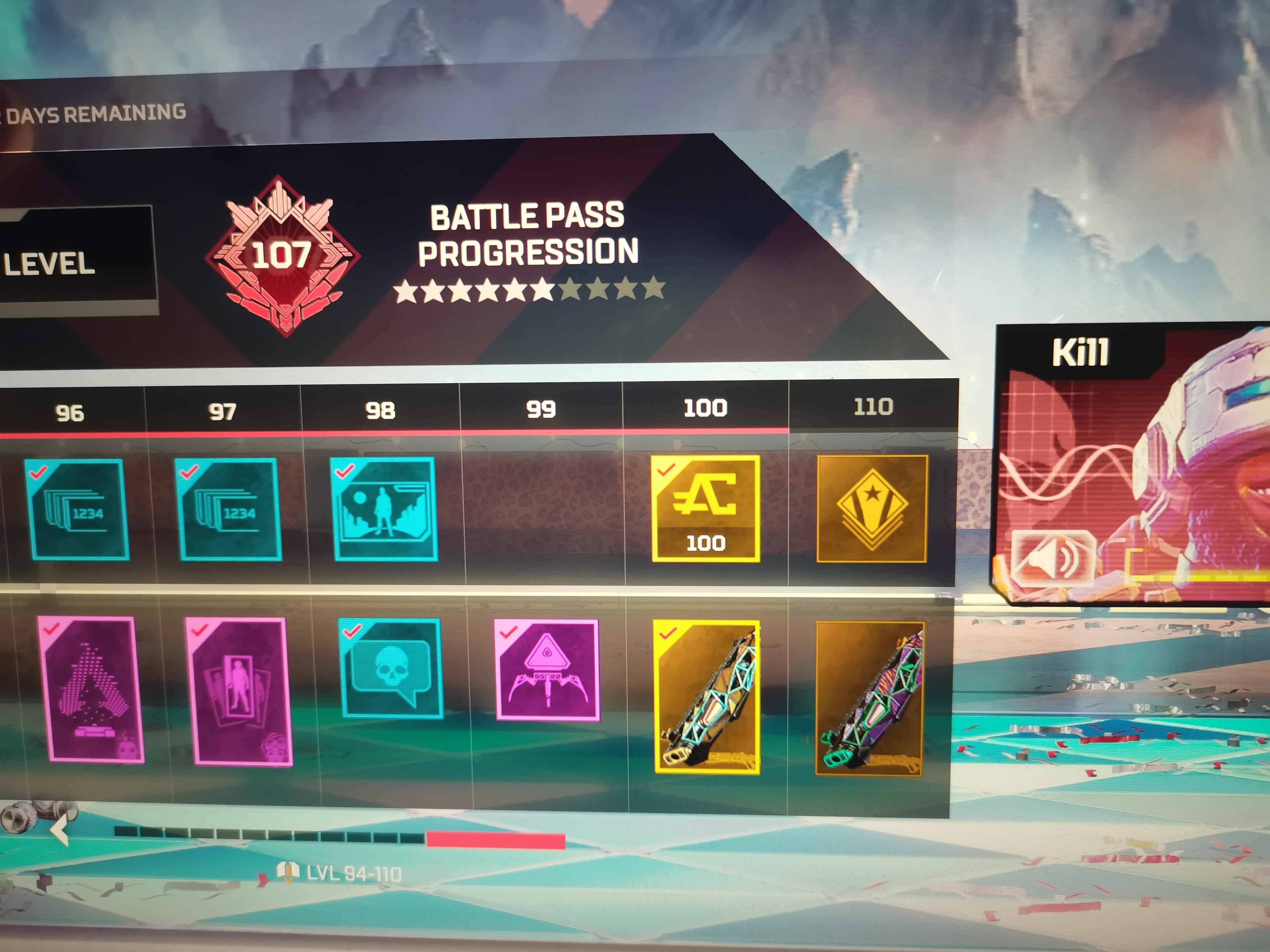 Apex英雄【198级】198级24金1700金币3K