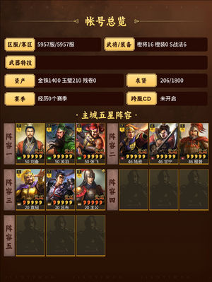 三国志战略版红桃园 大蜈蚣 双满月