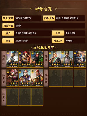 三国志战略版双满月月卡多核心