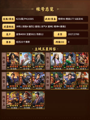 三国志战略版武将齐全,红度高