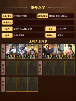 三国志战略版玩腻了。随缘