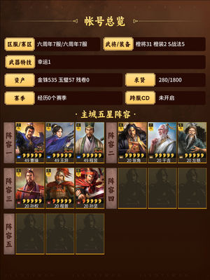 三国志战略版三仙 五虎 魏法骑