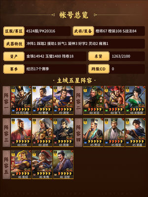 三国志战略版满红太尉关关