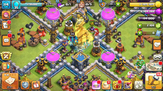 部落冲突【12本 繁荣度联赛等级】 部落冲突12本中期