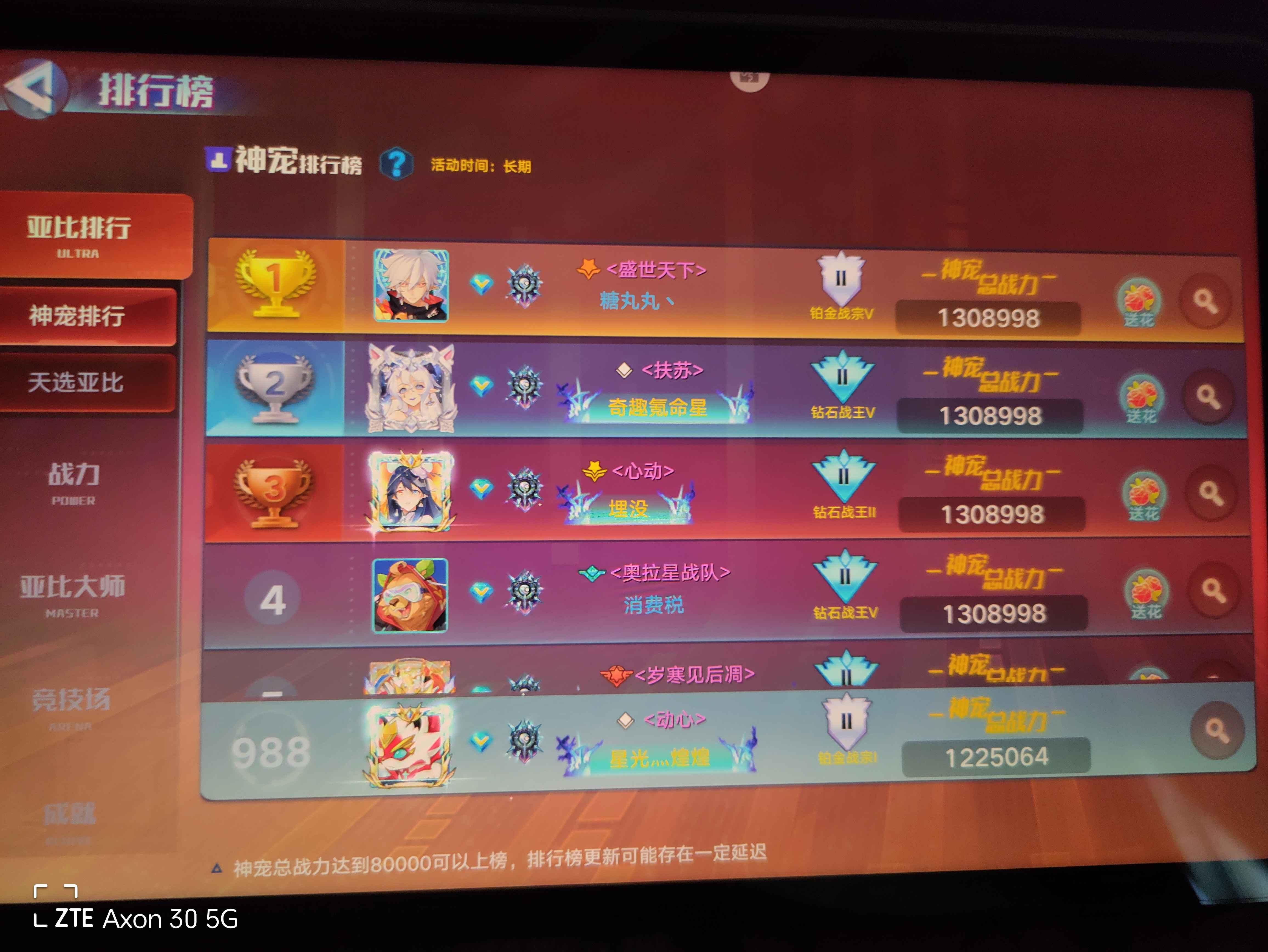 奥拉星【100级】全图鉴120万＋战力带年卡蓝宝