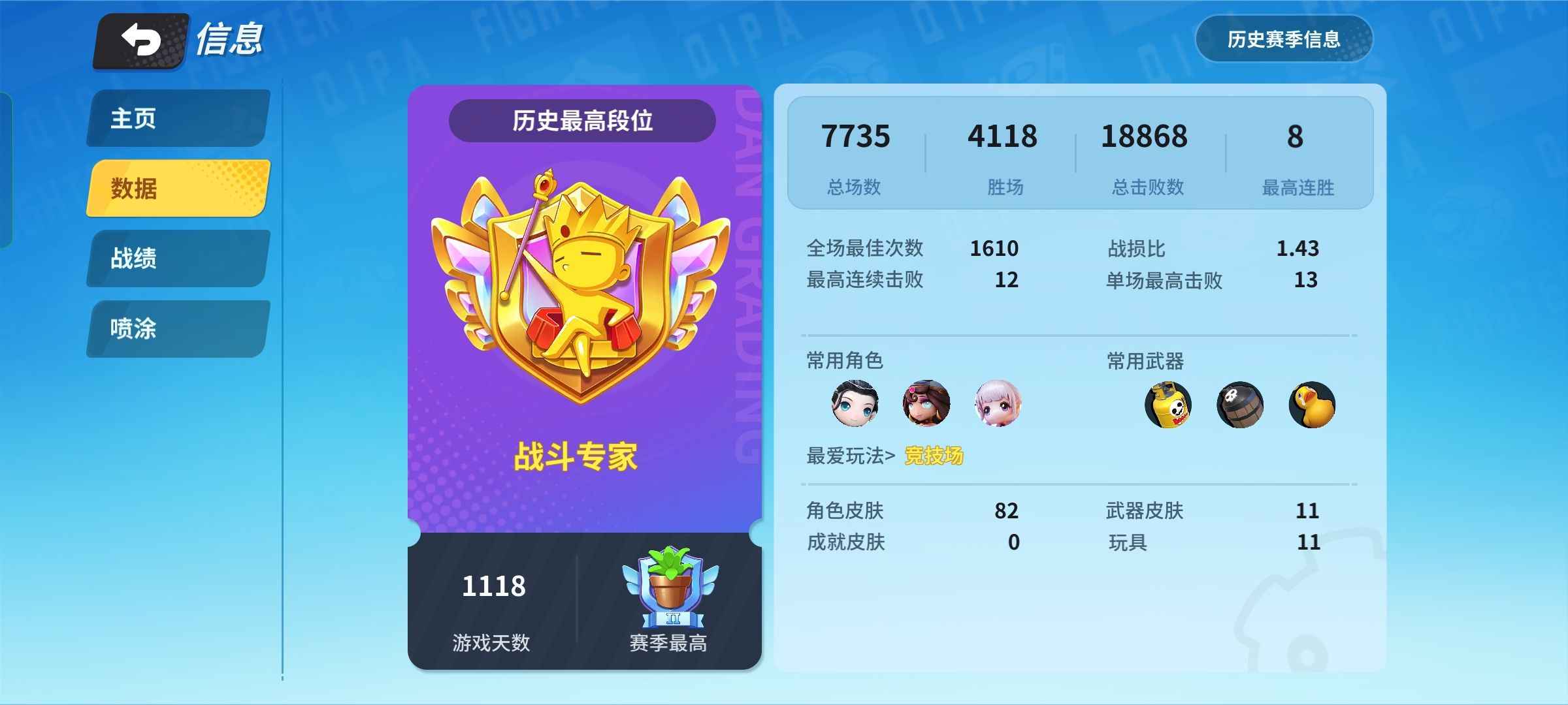奇葩战斗家【730级】不想玩了便宜卖