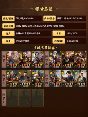 三国志战略版满红至臻神威天将军