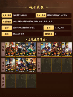 三国志战略版没时间玩低价出高红都督王佐