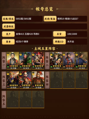 三国志战略版桃园，在榜前十