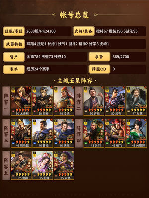 三国志战略版动态武将多农业商业双一百