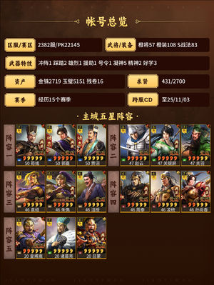 三国志战略版PK22145 2382服