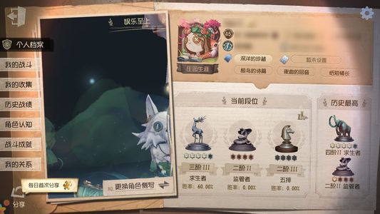 第五人格【45级】 白泽太宰治赤松枫木偶一限