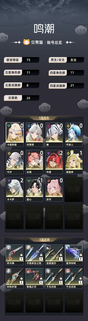 鸣潮【73级】不知道啊!