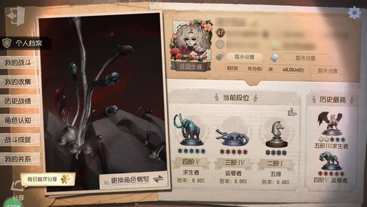 第五人格【47级】鸡块祭司律师推荐