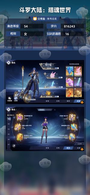 斗罗大陆：猎魂世界【54级】神赐锤子，月卡久，充值高，