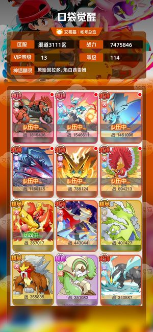 口袋觉醒【 级】 标准火龙队，喜欢火队的来看看