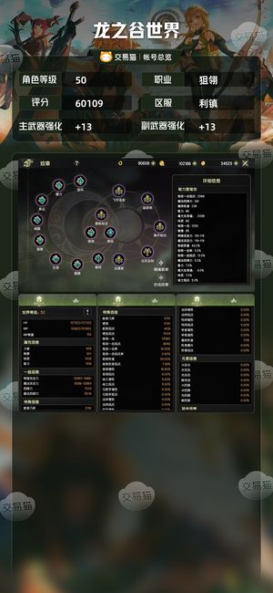 龙之谷世界【苹果版】【50级狙翎】6万毕业狙翎