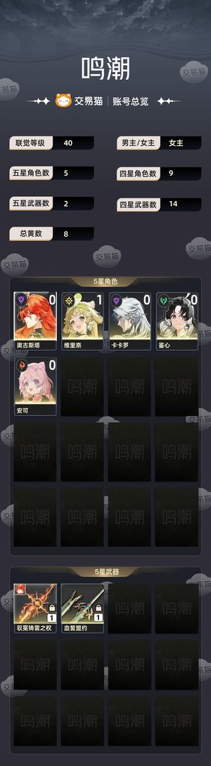 鸣潮【40级】 0 1奥古斯塔