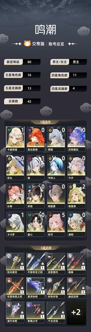 鸣潮【80级】 高练都能打