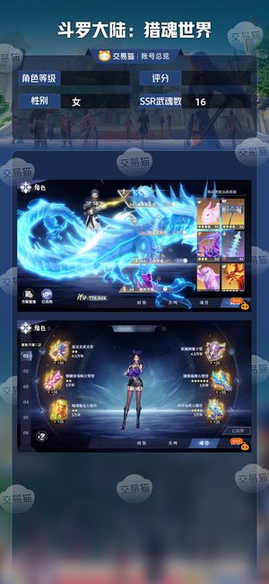 斗罗大陆：猎魂世界【 级】无神赐蓝龙，有荣荣比比东阿银