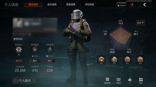 暗区突围库存价值展示中 1近战武器 信誉5级 精英