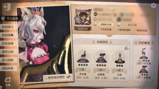 第五人格【64级】 9个回声皮，女大公，灵犀，盲区