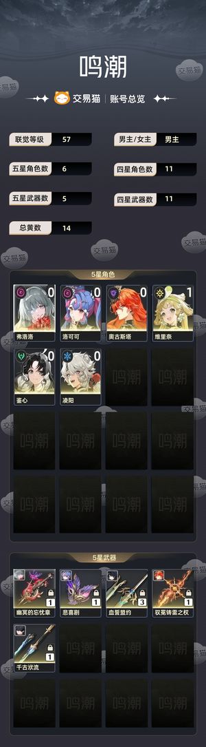 鸣潮【57级】 随便来看看吧