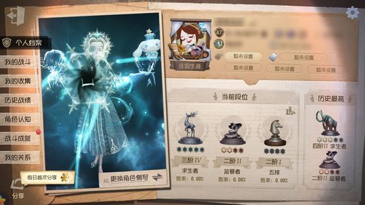 第五人格【47级】 全人金无丑皮21金多联动