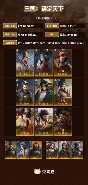 三国：谋定天下【赛季1】 大黄猪 核弹郭嘉 胖胖貂