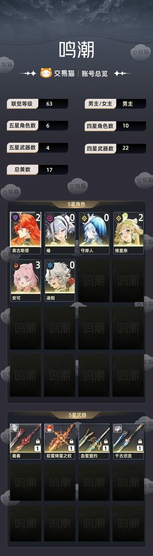 鸣潮【苹果版】【63级】 小保底歪了急出