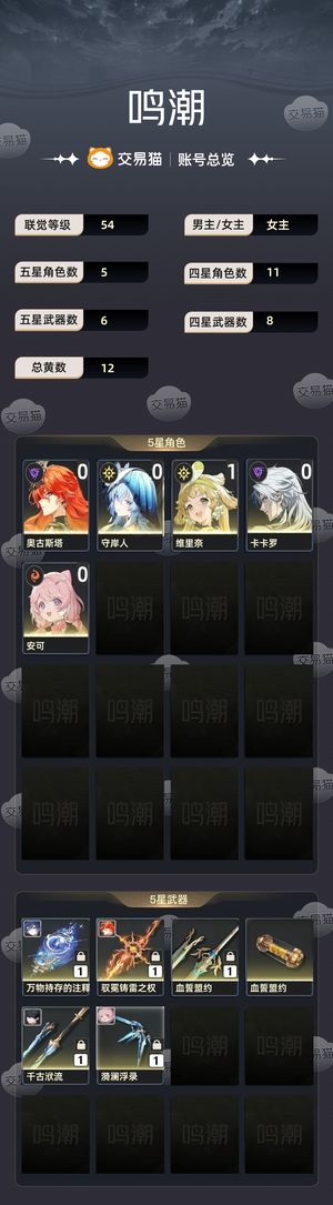 鸣潮【54级】 日月加岸宝