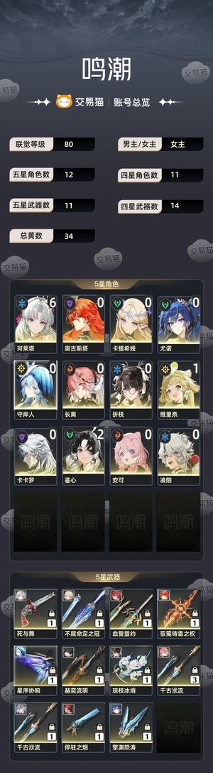 鸣潮【80级】 61柯莱塔