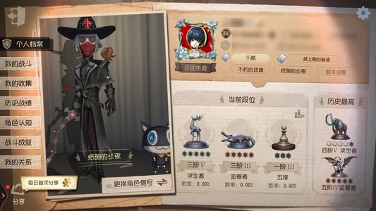 第五人格【34级】可以看一看，价格好商量