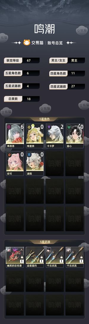 鸣潮【67级】 手工61别拿科技号碰瓷
